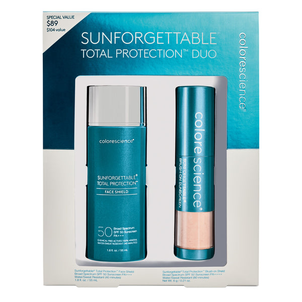 SUNFORGETTABLE TOTAL PROTECTION DUO KIT SPF 50